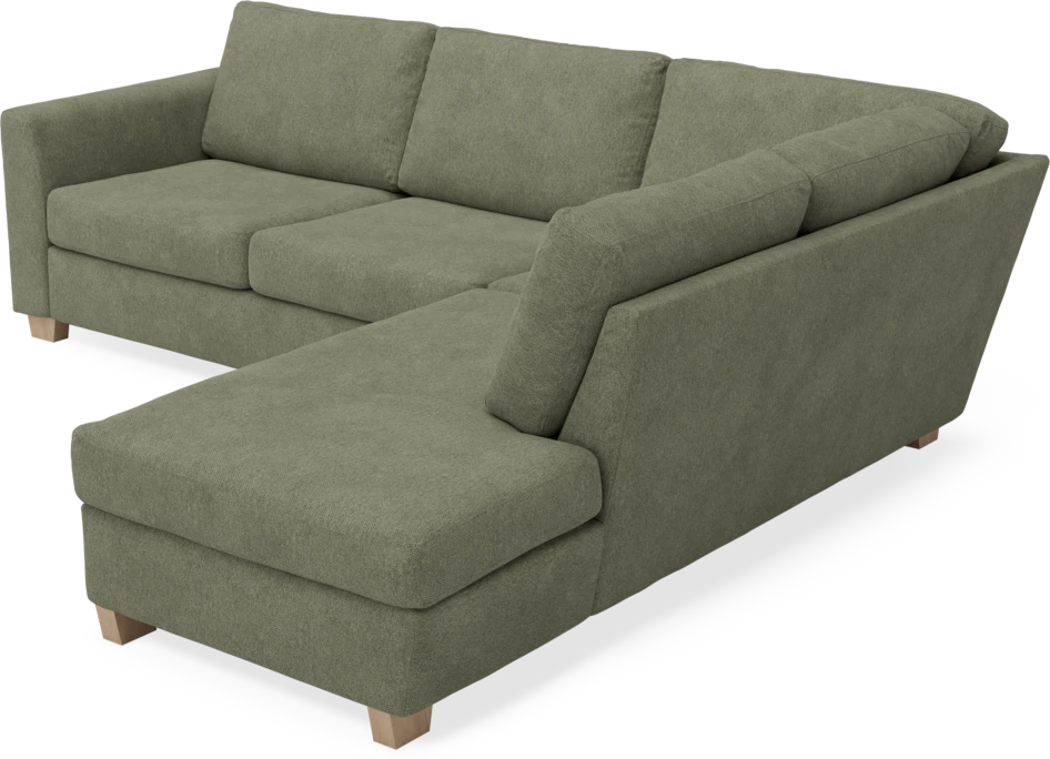 Friday - 2,5-sits soffa med divan höger - Vit