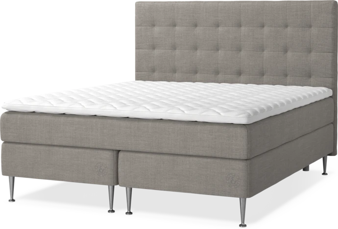 Saltskär Exclusive, Kontinentalsäng, dubbelsäng med bäddmadrass Saltskär Exclusive och Bris sänggavel