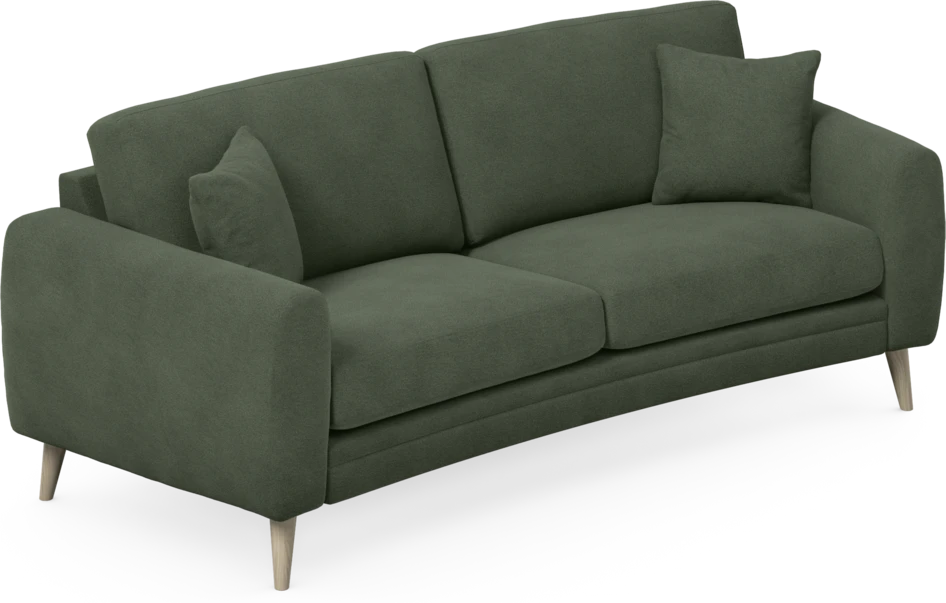 Eden - 2,5-sits soffa svängd - Grön