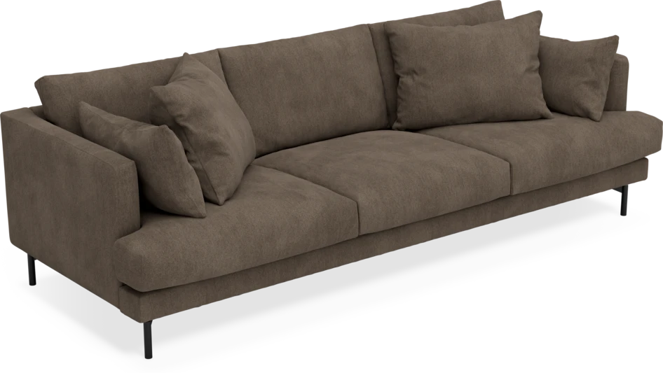 Harper - 4-sits soffa - Brun