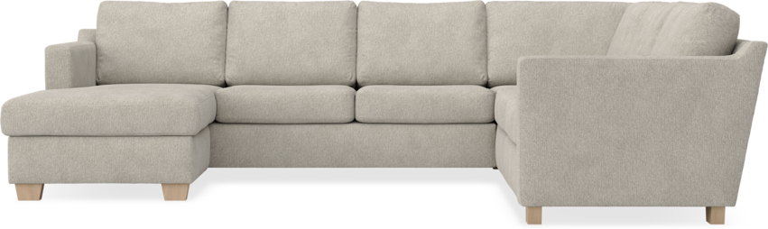 Friday - Hörnsoffa, 3+2-sits med schäslong vänster - Beige