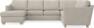 Friday - Hörnsoffa, 3+2-sits med schäslong vänster - Beige
