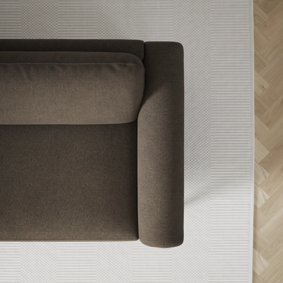 Bridge - 4-sits soffa - Brun