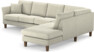 Eden - 3-sits soffa med divan - Beige
