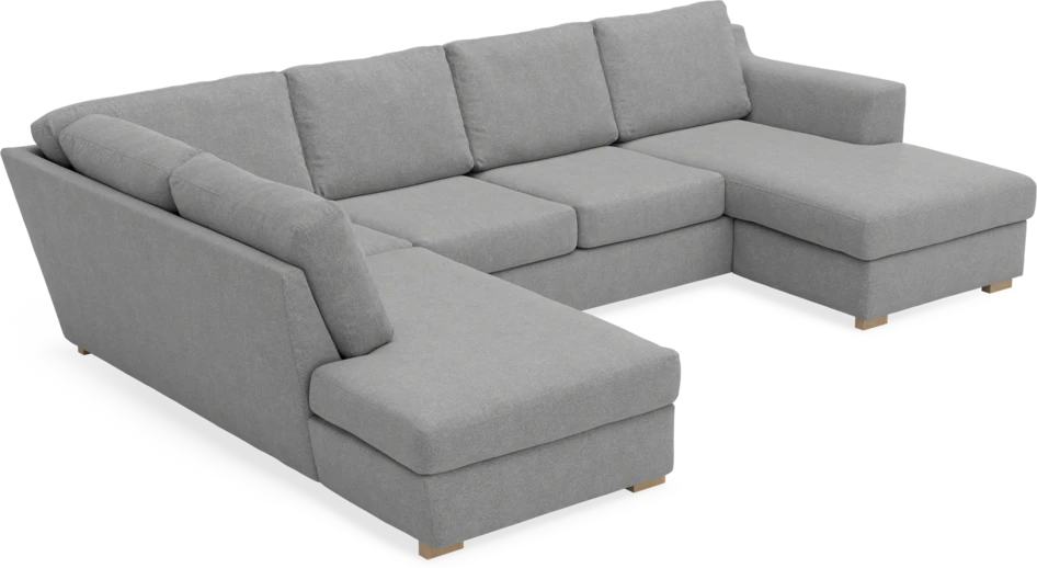 Friday - 3-sits soffa med divan vänster och schäslong höger - Grå