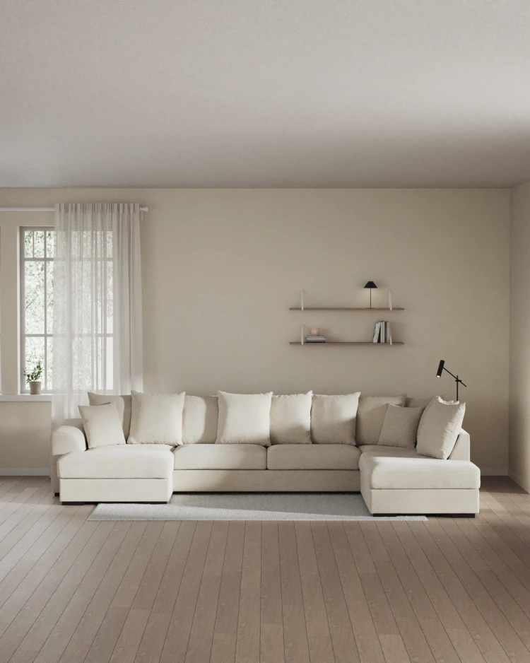 Town - 3-sits soffa med divan höger och schäslong vänster - inspiration