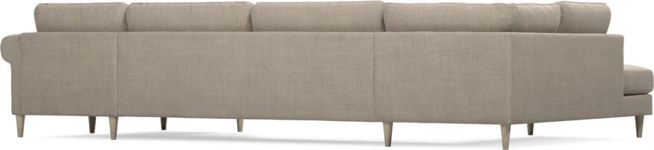 Bridge - 3-sits soffa med divan vänster och schäslong höger - Beige