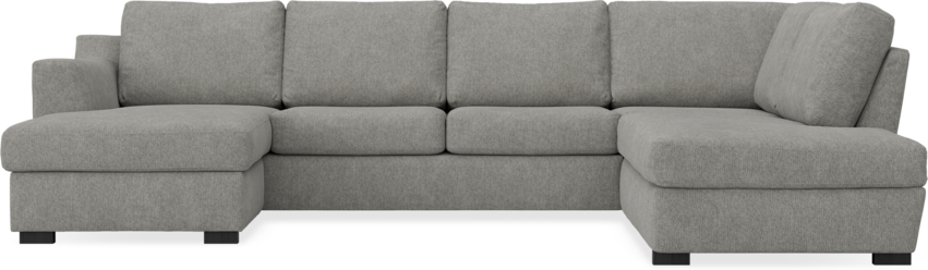 Friday - 3-sits soffa med schäslong vänster och divan höger - Grå