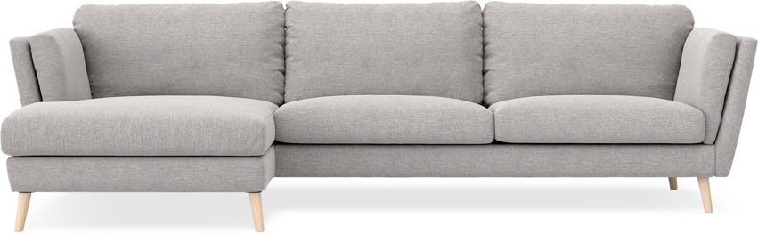Madison - 3-sits soffa med schäslong vänster - Beige