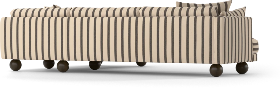 Harper - 3-sits soffa med divan höger - Flerfärgad