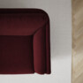 Madison Lux - 2-sits soffa med schäslong vänster - Röd