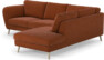 Madison - 2-sits soffa med divan höger - Röd