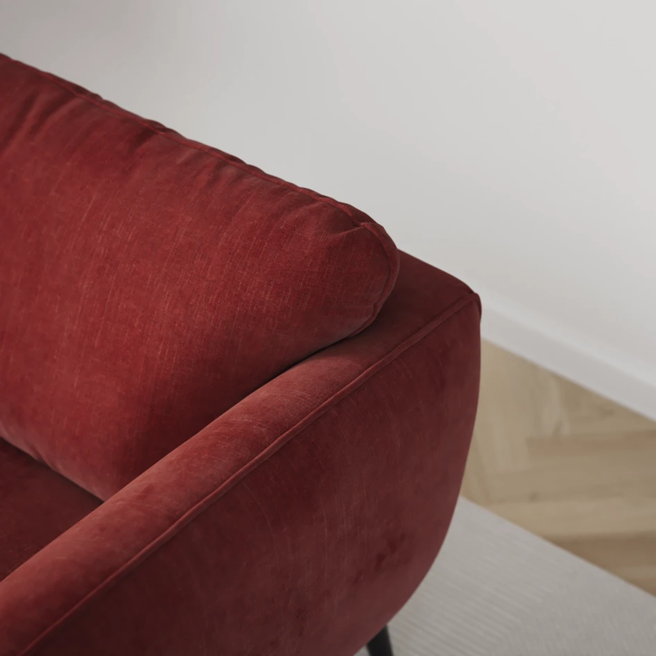 Madison Lux - Hörnsoffa 2+3-sits, hörn 1 - Rosa