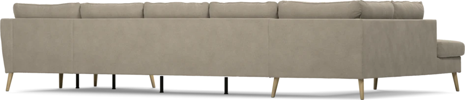 County - 4-sits soffa med divan vänster och schäslong höger - Beige