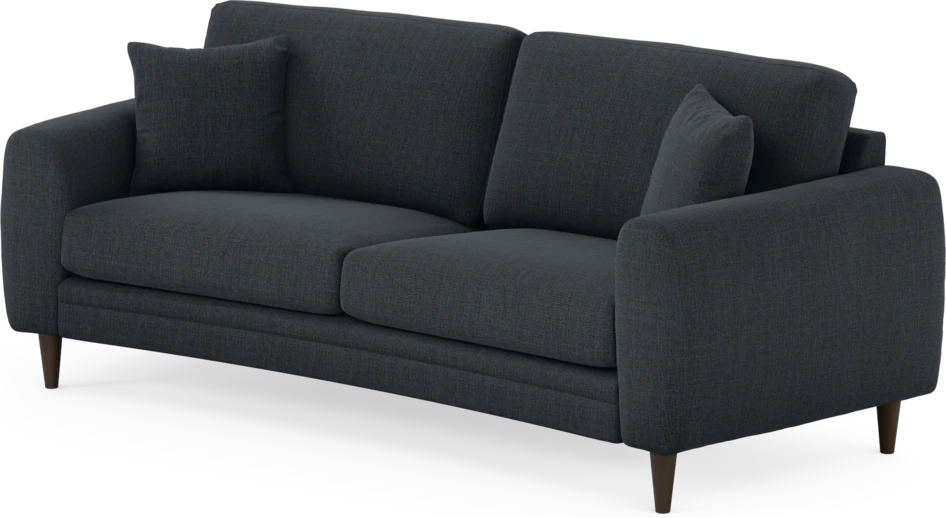 Eden - 2,5-sits soffa svängd - Blå