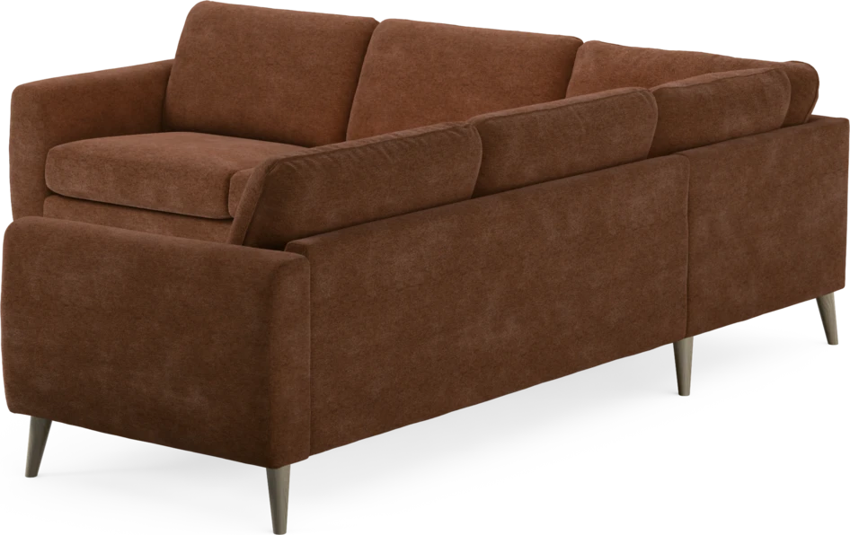 Bridge - Hörnsoffa, 2+2-sits - Orange