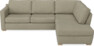 Friday - 2,5-sits soffa med divan höger - Beige