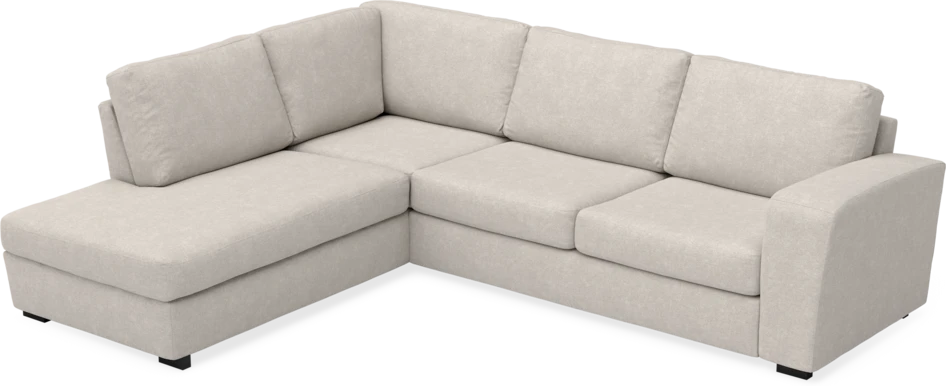 Friday - 2,5-sits soffa med divan vänster - Grå
