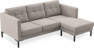 Rio - 3-sits soffa med schäslong höger - Beige