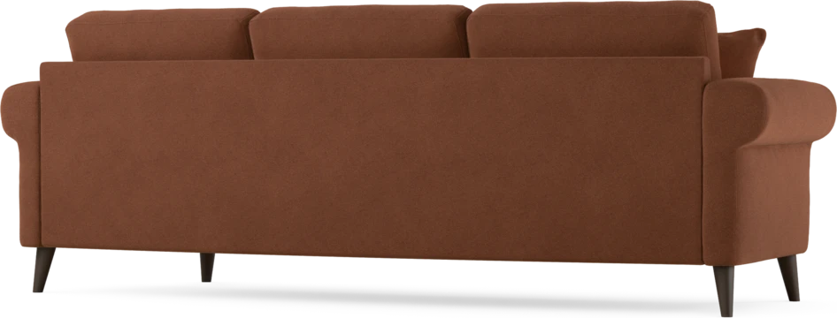 Eden - 3-sits soffa svängd - Orange