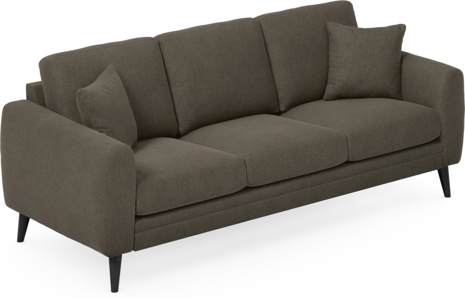 Eden - 3-sits soffa - Brun