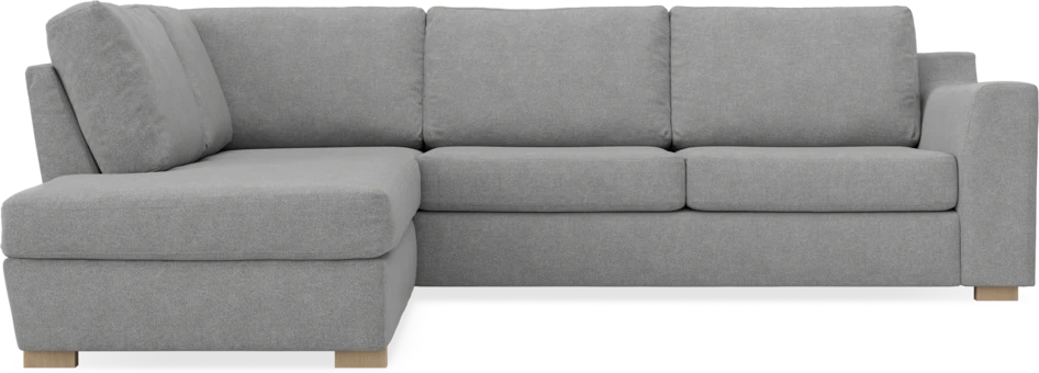 Friday - 2,5-sits soffa med divan vänster - Grå