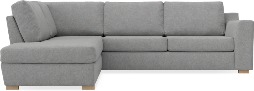 Friday - 2,5-sits soffa med divan vänster - Grå