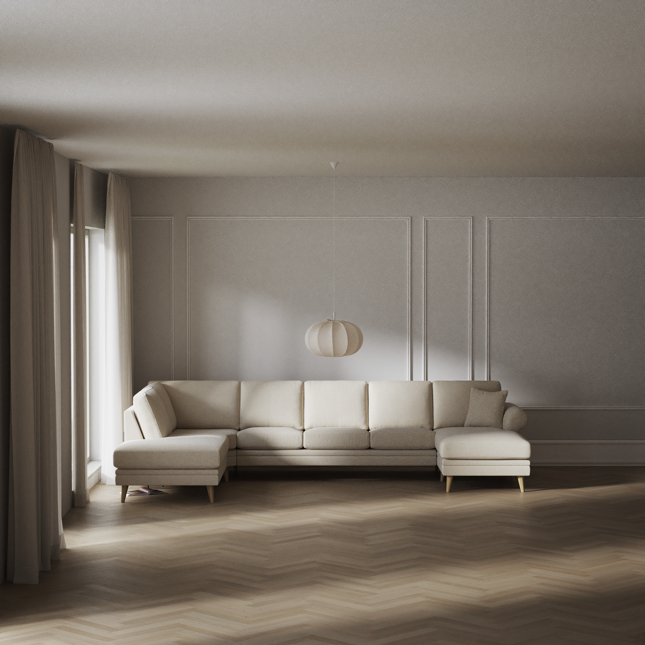Eden - 3-sits soffa med divan vänster och schäslong höger - inspiration