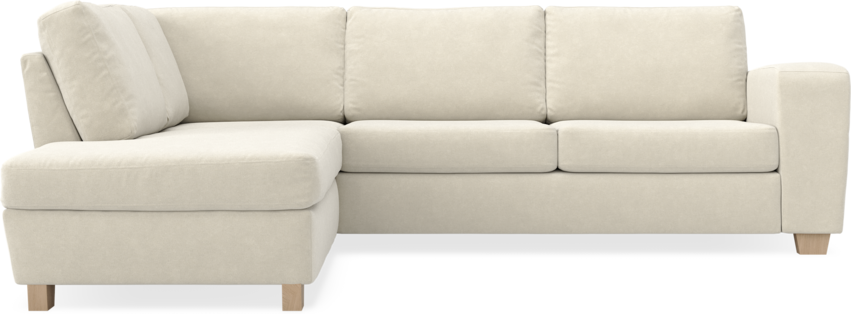 Friday - 2,5-sits soffa med divan vänster - Beige