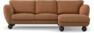 Madison - 2-sits soffa med schäslong höger - Orange