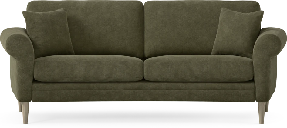Eden - 2,5-sits soffa svängd - Grön