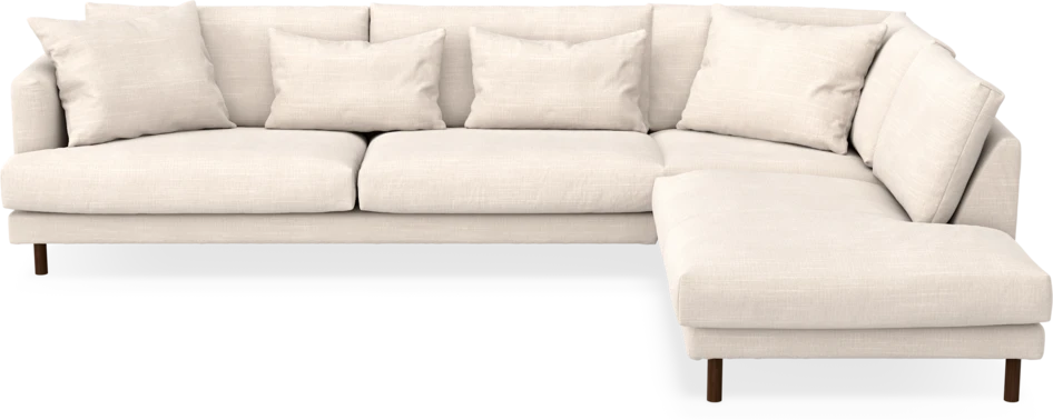 Harper - 3-sits soffa med divan höger - Beige