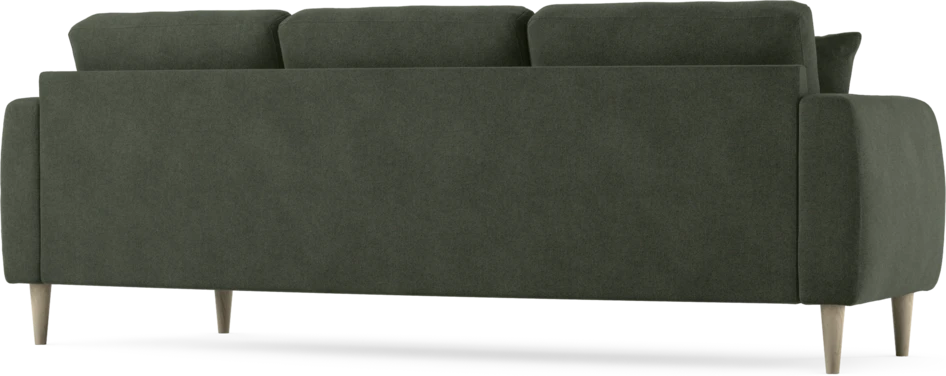 Eden - 3-sits soffa svängd - Grön