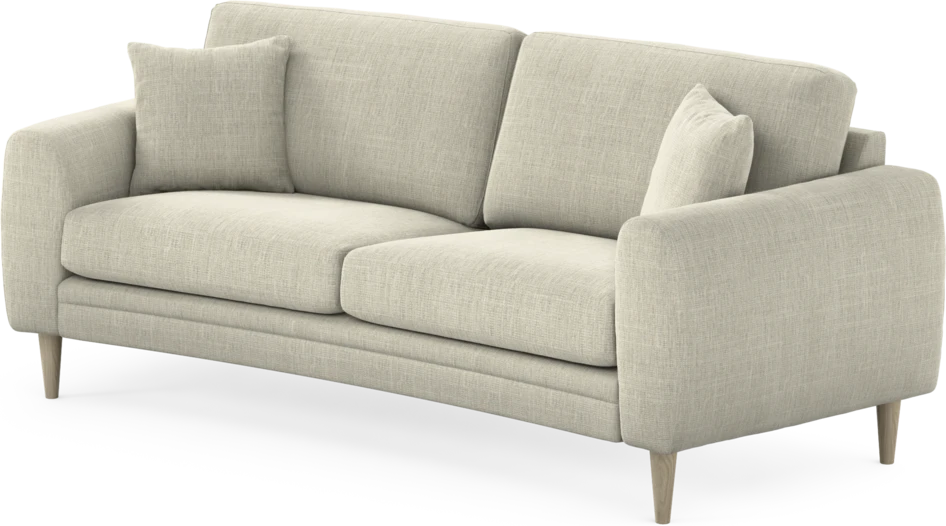 Eden - 2,5-sits soffa svängd - Beige