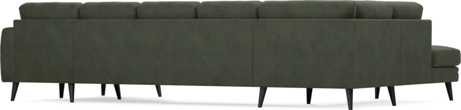 Eden - 3-sits soffa med divan vänster och schäslong höger - Grön