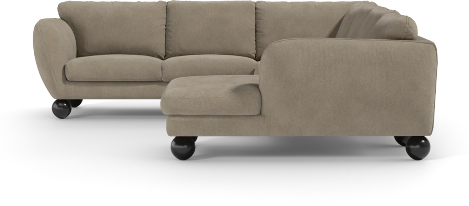 Madison Lux - Hörnsoffa med schäslong höger - Beige