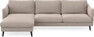 Madison - 3-sits soffa med schäslong vänster - Beige