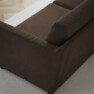 Friday - 2-sits soffa med två schäslonger - Brun