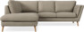 Madison Lux - 2-sits soffa med divan vänster - Beige