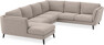 Madison - Hörnsoffa med schäslong vänster - Beige