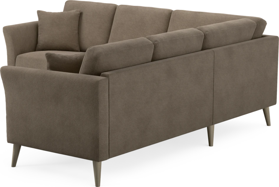 Eden - Hörnsoffa, 2+2-sits - Brun