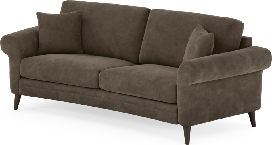 Eden - 2,5-sits soffa svängd - Brun