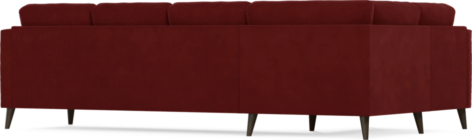 Eden - Hörnsoffa, 1+3-sits - Röd