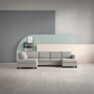 Nevada - 3-sits soffa med divan vänster och schäslong höger - Beige