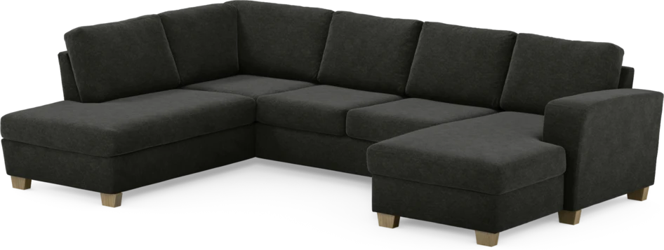 Friday - 3-sits soffa med divan vänster och schäslong höger - Grå