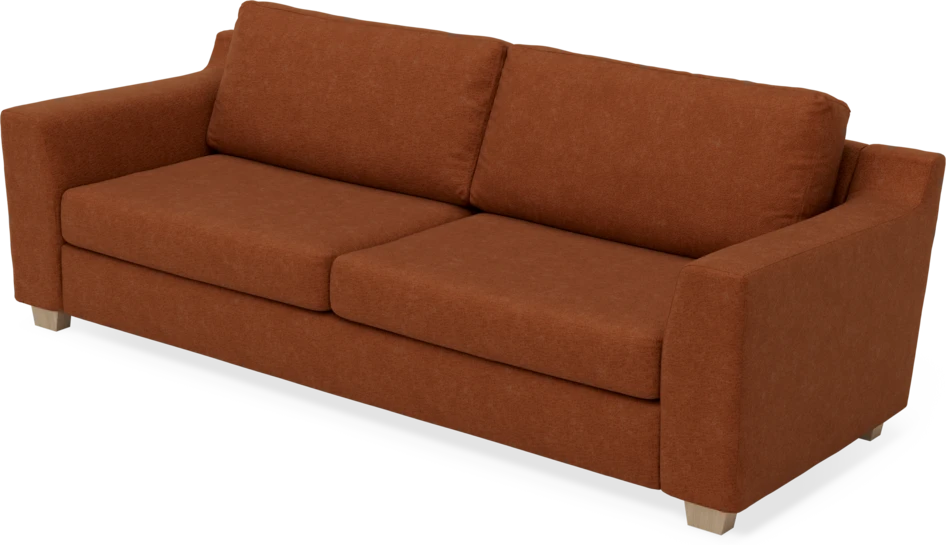 Friday - 3-sits soffa - Orange