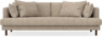 Harper - 3-sits soffa, hel dyna - Brun