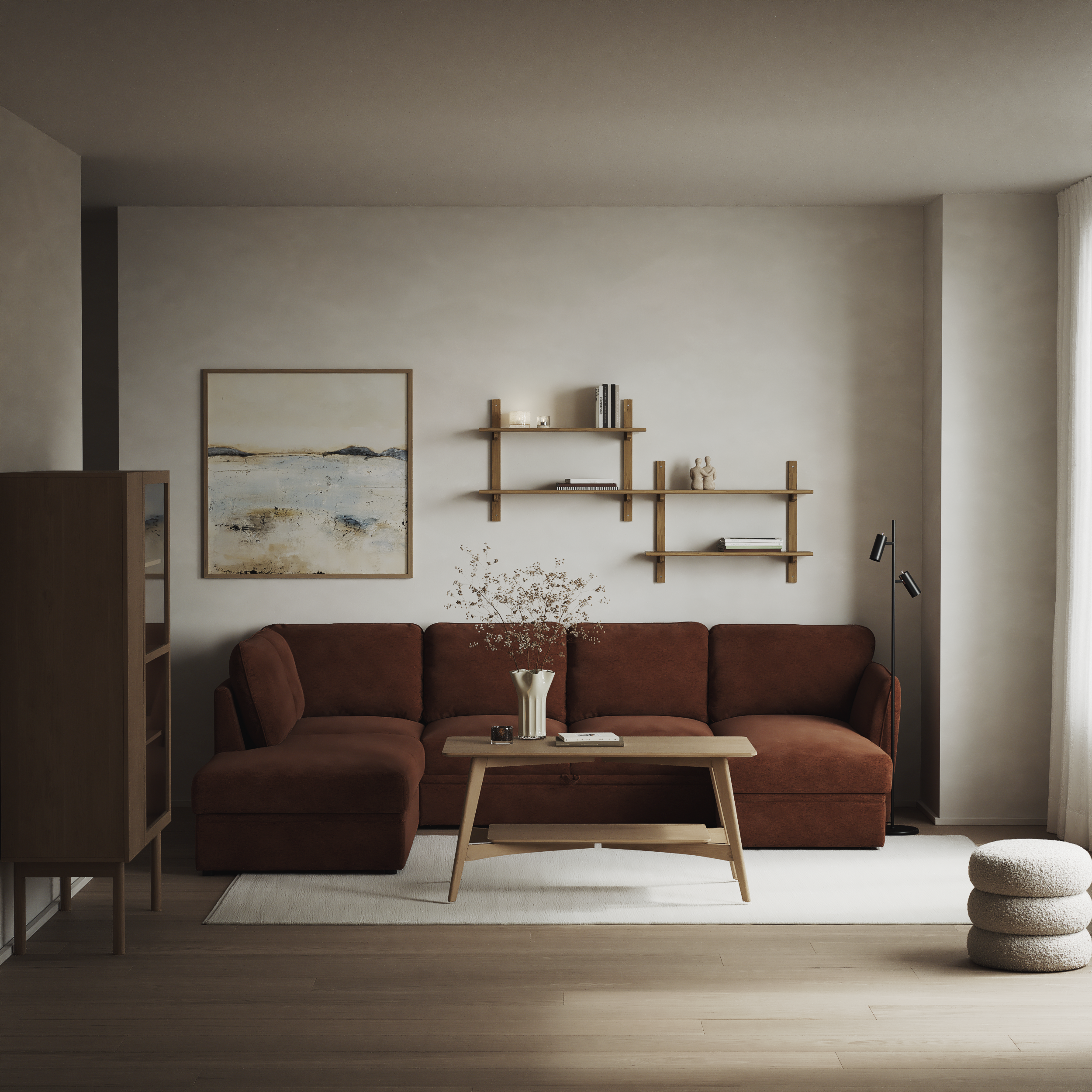 Öland - Bäddsoffa med divan vänster och schäslong höger - inspiration