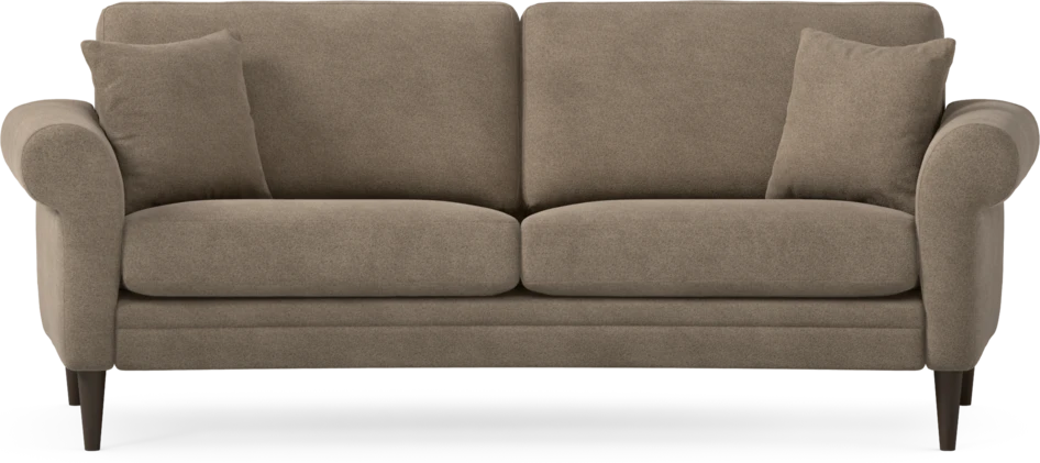 Eden - 2,5-sits soffa svängd - Brun