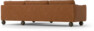 Madison Lux - 3-sits soffa med divan höger - Orange